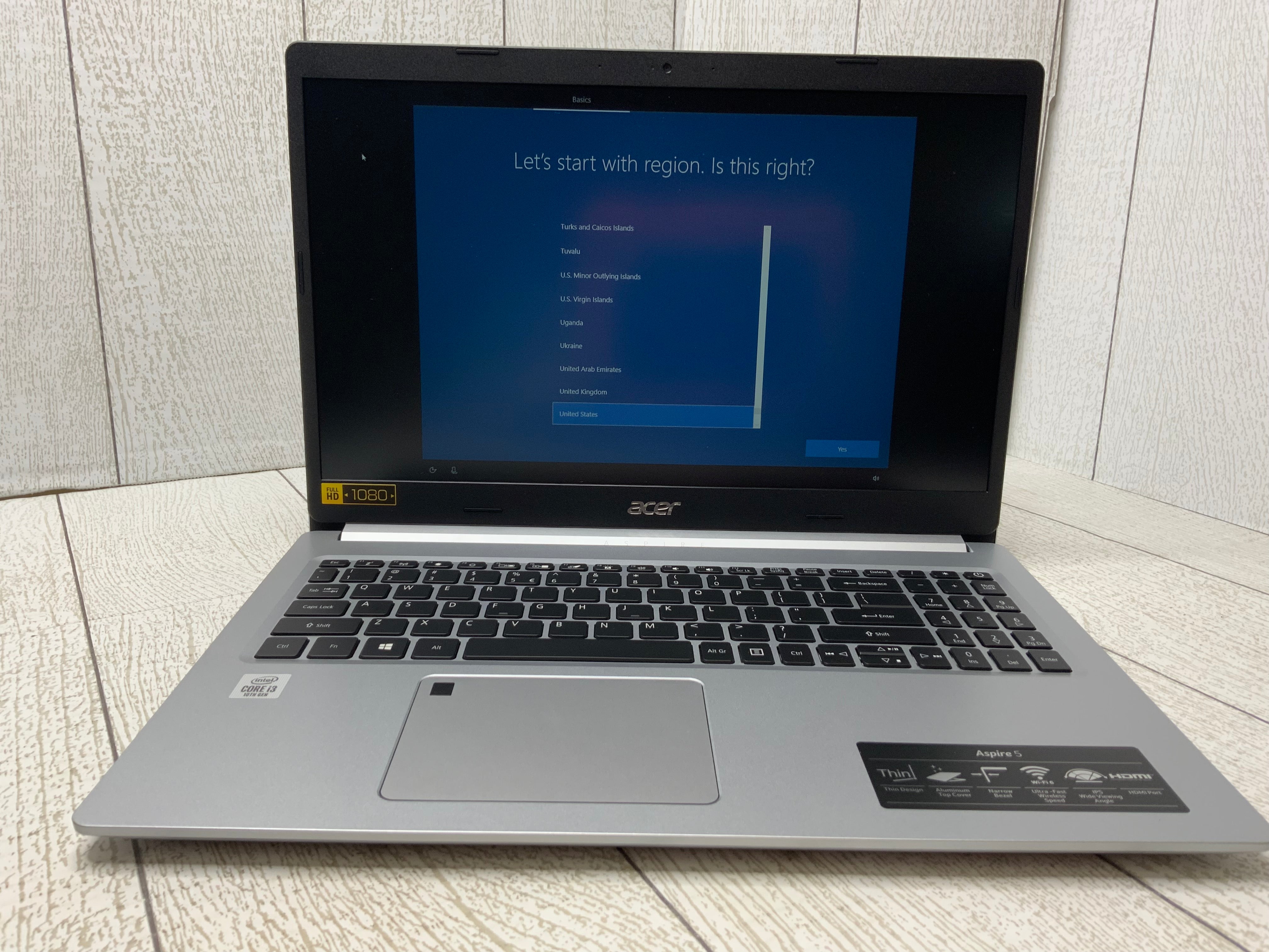 Acer Aspire 5 A515-55-35SE (Pure Silver) Windows 10 (8015780184302)